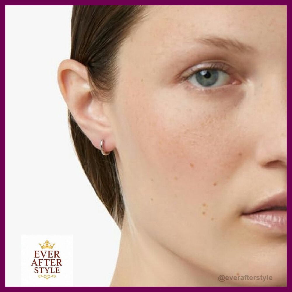 Minimal Hoop Earrings Stackable Chic Hypoallergen… - image 5